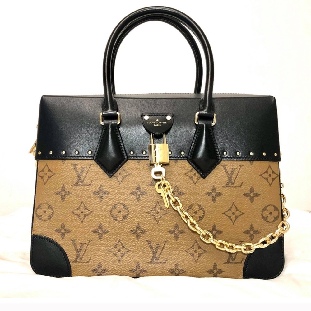 Louis Vuitton City Malle Black and Brown Shoulder Bag